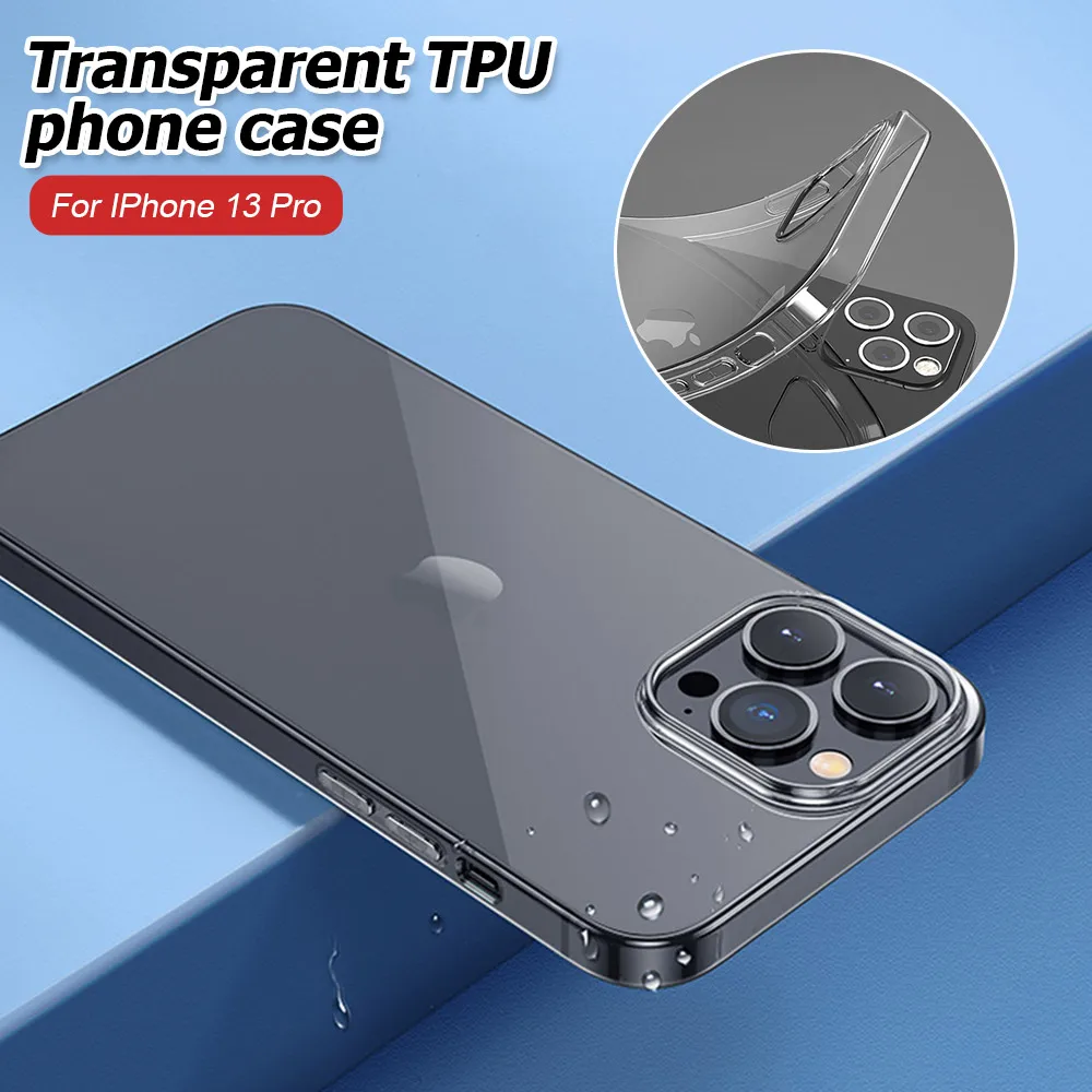 iphone 13 pro case leather Ultra Thin Clear Case For iPhone 11 12 13 14 Pro XS Max XR X Soft TPU Silicone For iPhone 8 7 6 Plus 14pro Back Cover Phone Case iphone 13 pro case clear