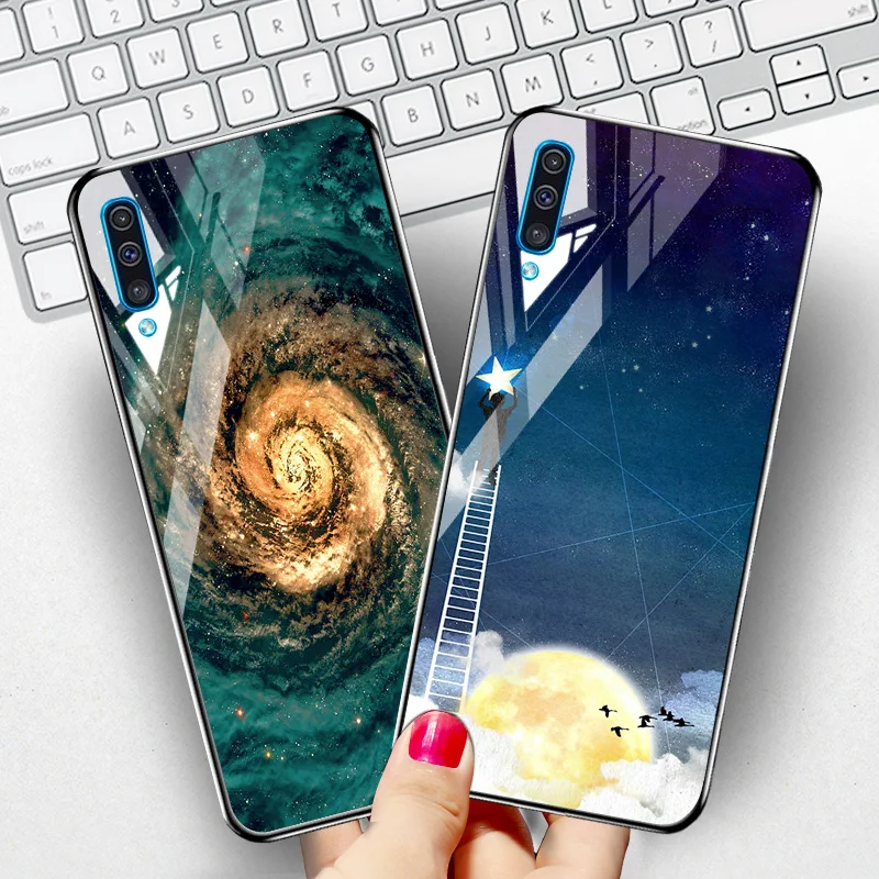 Чехол с милым котом для Samsung Galaxy A7 2018 чехол TPU A50 A70 A30 A20 M30 M10 M20 A8 A6 J6 J4 Plus Note 8 9 J7 J2