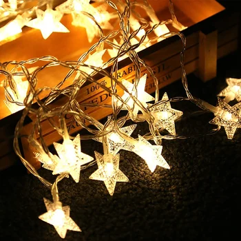 

5V USB LED String Light 6m Powered Remote Control Warm White Fairy Garland Light Hanging Cage Lampshade Ceiling Light