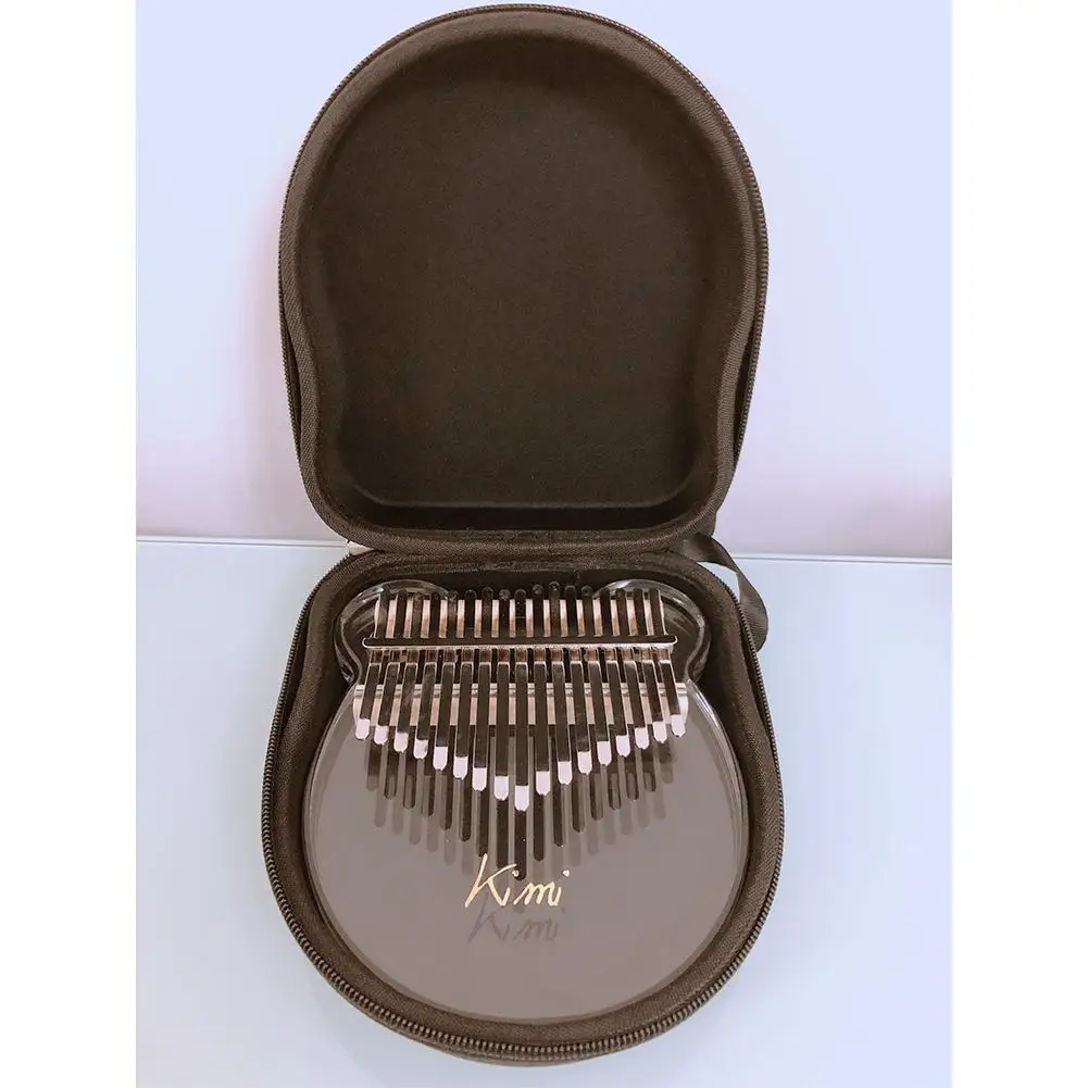 17 клавиатур Kalimba акриловое блошиное пианино прозрачный тюнер молоток gig bag Kimi calimba