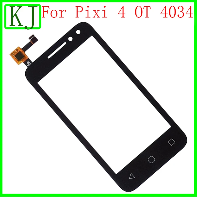 Сенсорный ЖК-экран для Alcatel Pixi 4 OT 4034 OT4034, дигитайзер, передняя сенсорная панель, стеклянный датчик