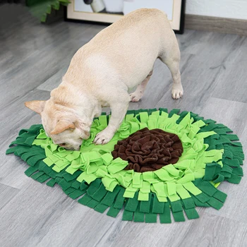 

Dog Polar Fleece Sniffing Slow Food Mat Avocado Shape Bottom Non-slip Fruit Sniffing Mat Pet Cat Dog Accessories