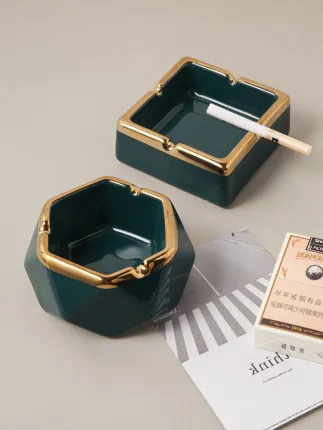 

Керамическая пепельница, креативная личность для дома, тренд, Офисная атмосфера, простые декоративные украшения