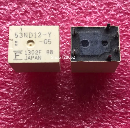 2pcs/lot Relay 53ND12-Y-05 G8QE-1A