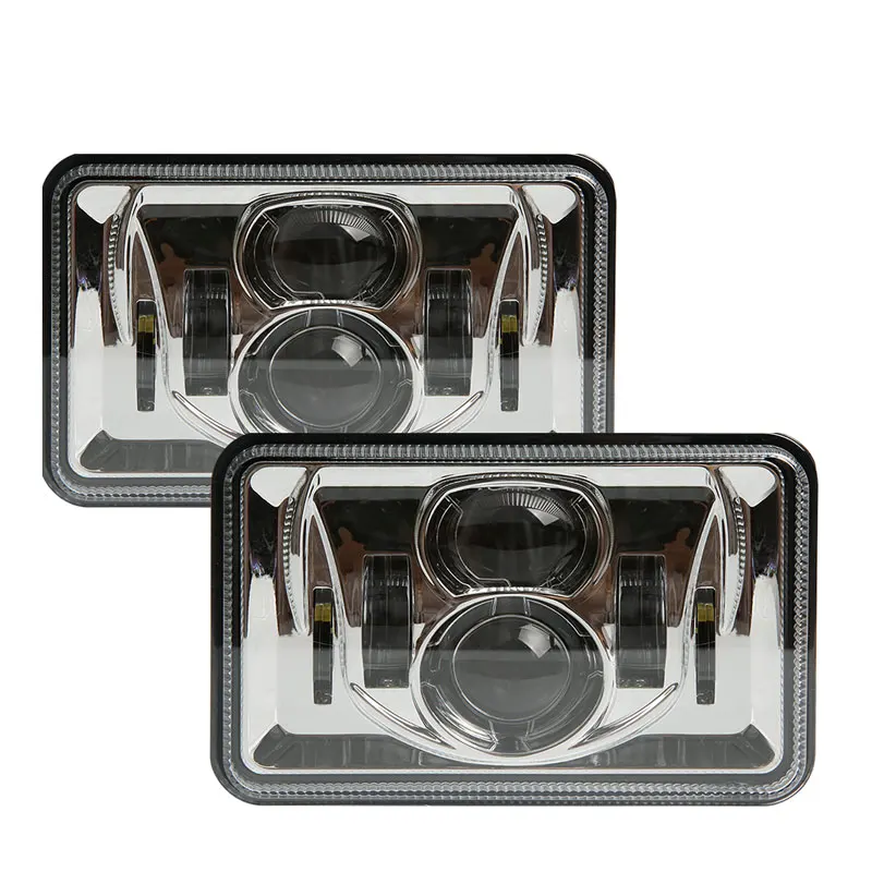 

2pcs 4X6 5" LED Headlights Car Accessries 110W Hi-Lo Beam Fog Lights Headlights For Jeep Wrangler YJ XJ ATV SUV