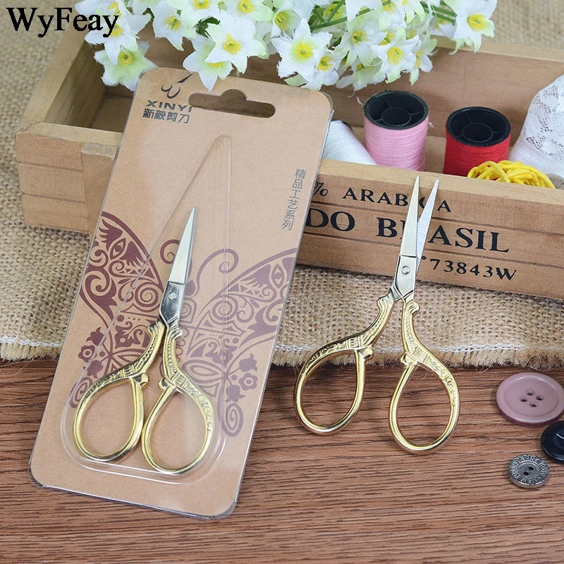 Cross Stitch Retro Classic Vintage Scissors Antique Embroidery