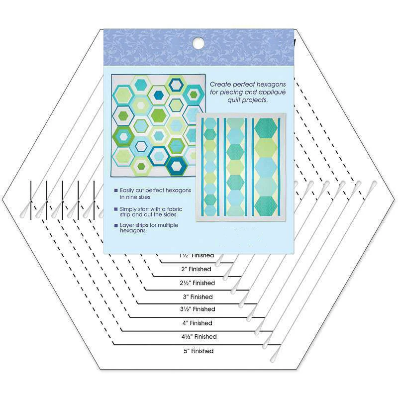 Создайте идеальную шестиугольная линейка шестиугольных шестиугольников для швейной машины# HM-782