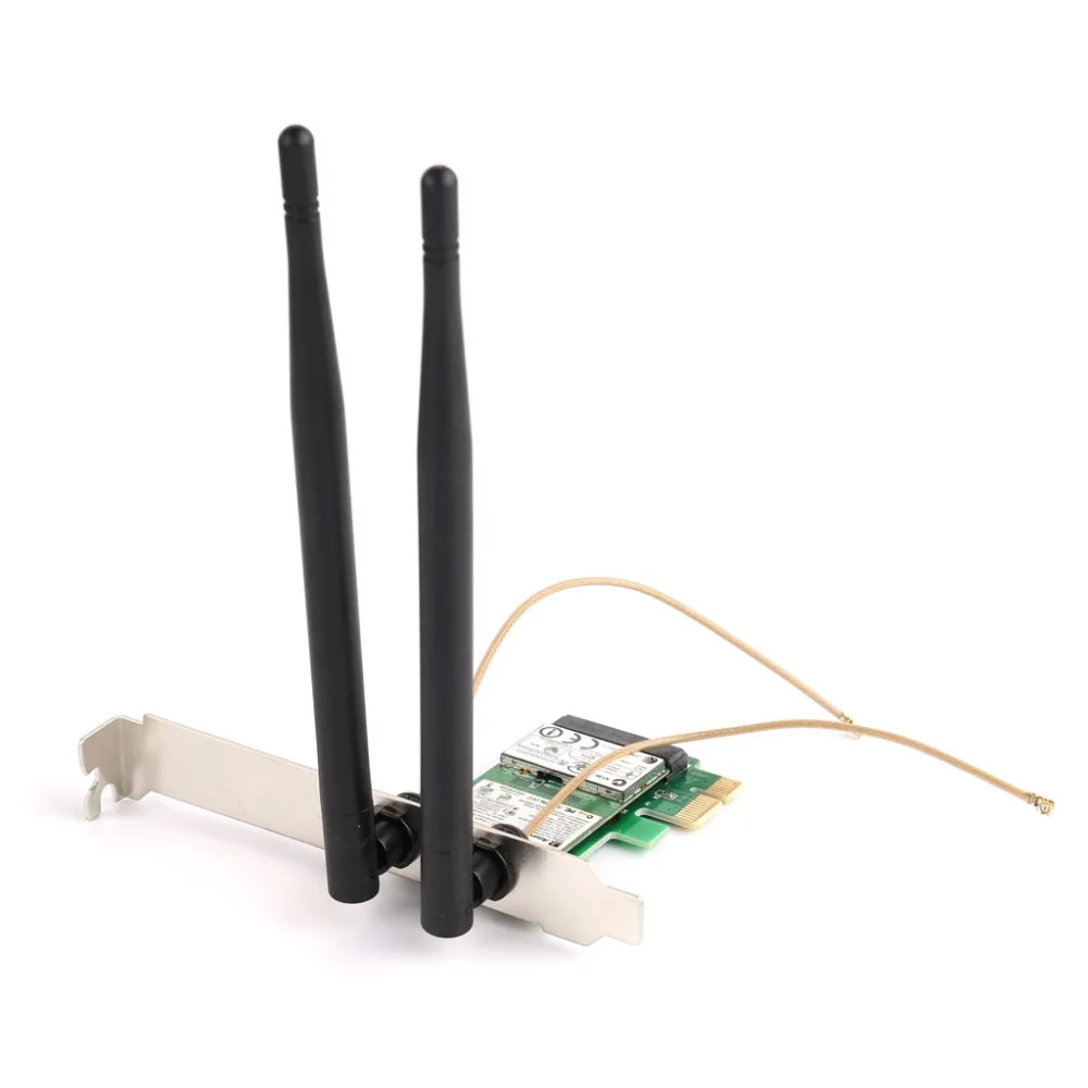 AR9281 настольная беспроводная Wifi карта pci-e адаптер 300 м двойная несъемная антенна