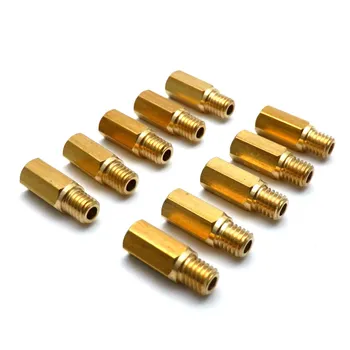 

10 Pieces Main Jet For Keihin OKO KOSO PE PWK FCR Carb Carburetor Hexagon Motorcycle Main injector nozzle