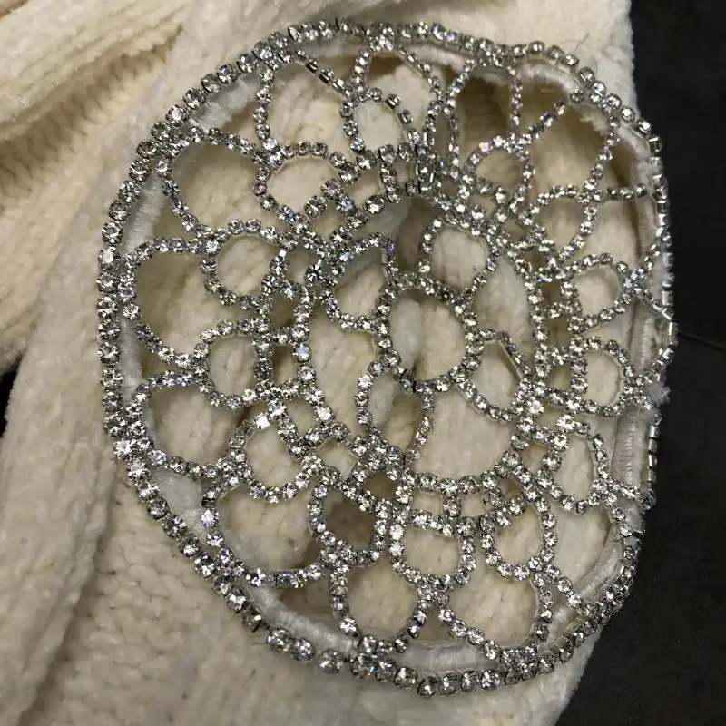 Зимний женский свитер, однотонный пуловер с алмазными полыми рукавами и цветочным принтом, короткий вязаный свитер стрейч