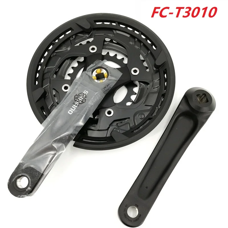 Bike Crank Chainring Fc T3010 48t 36t 26t 170mm Square Hole Crank 8 / 9