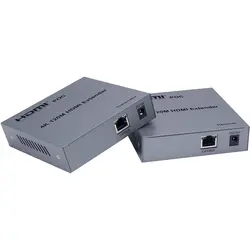 4K 120m HDMI удлинитель с петлей-выход, используйте кабель cat5E/6 вместо кабеля HDMI для передачи hd-сигналов до 120 м с поддержкой POC, IR