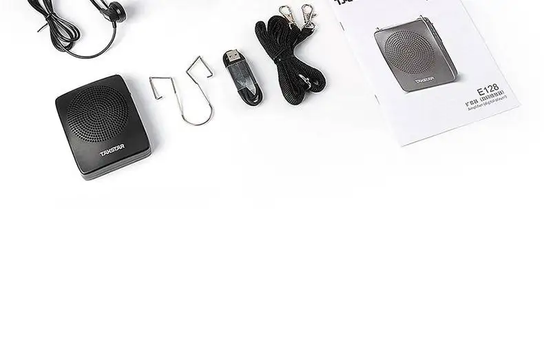 Takstar E128 AUX портативный Bluetooth беспроводной цифровой громкоговоритель для обучения руководство обучение продвижение рекламы Быстрая зарядка