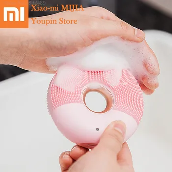 

Xiaomi DOCO Vibration Sonic Smart Face Cleansing Brush Silicone Electric Facial Cleanser Cleansing Skin Washing Massage Brush