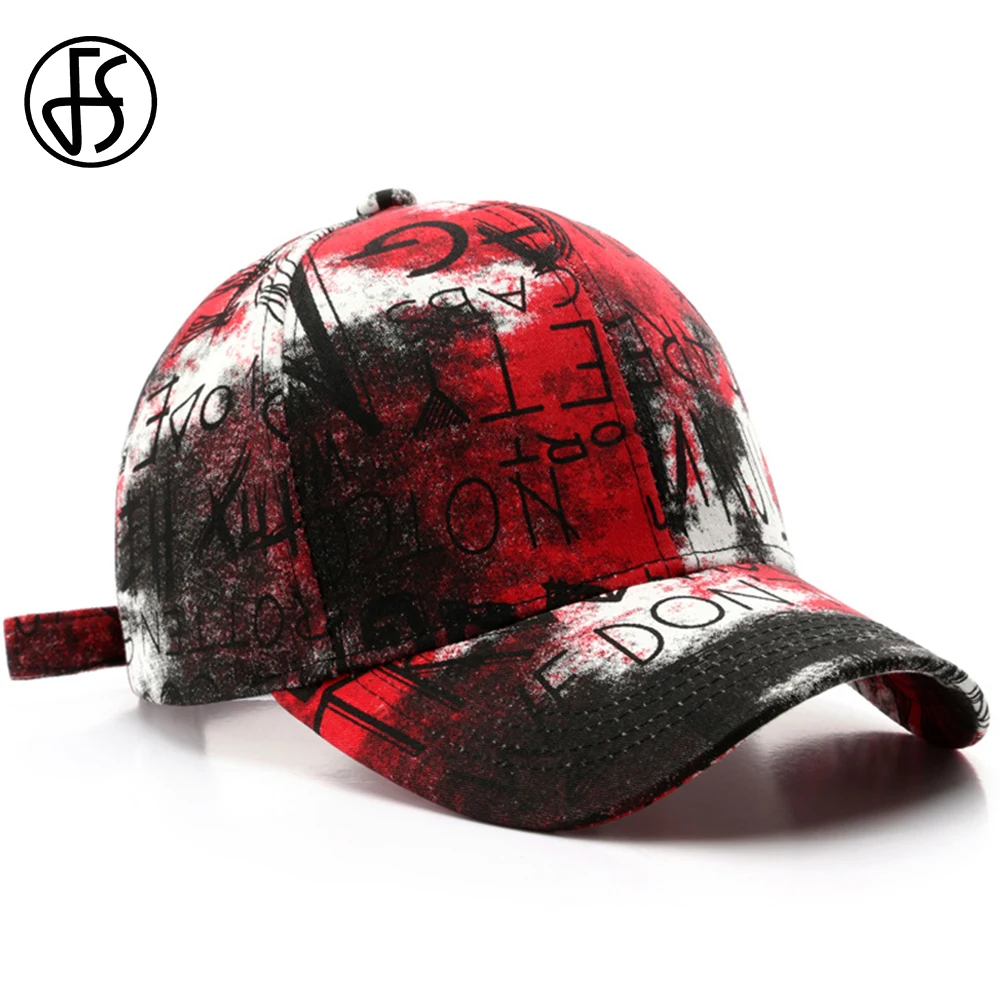 Fs Trendy Graffiti Pattern Cappellino 