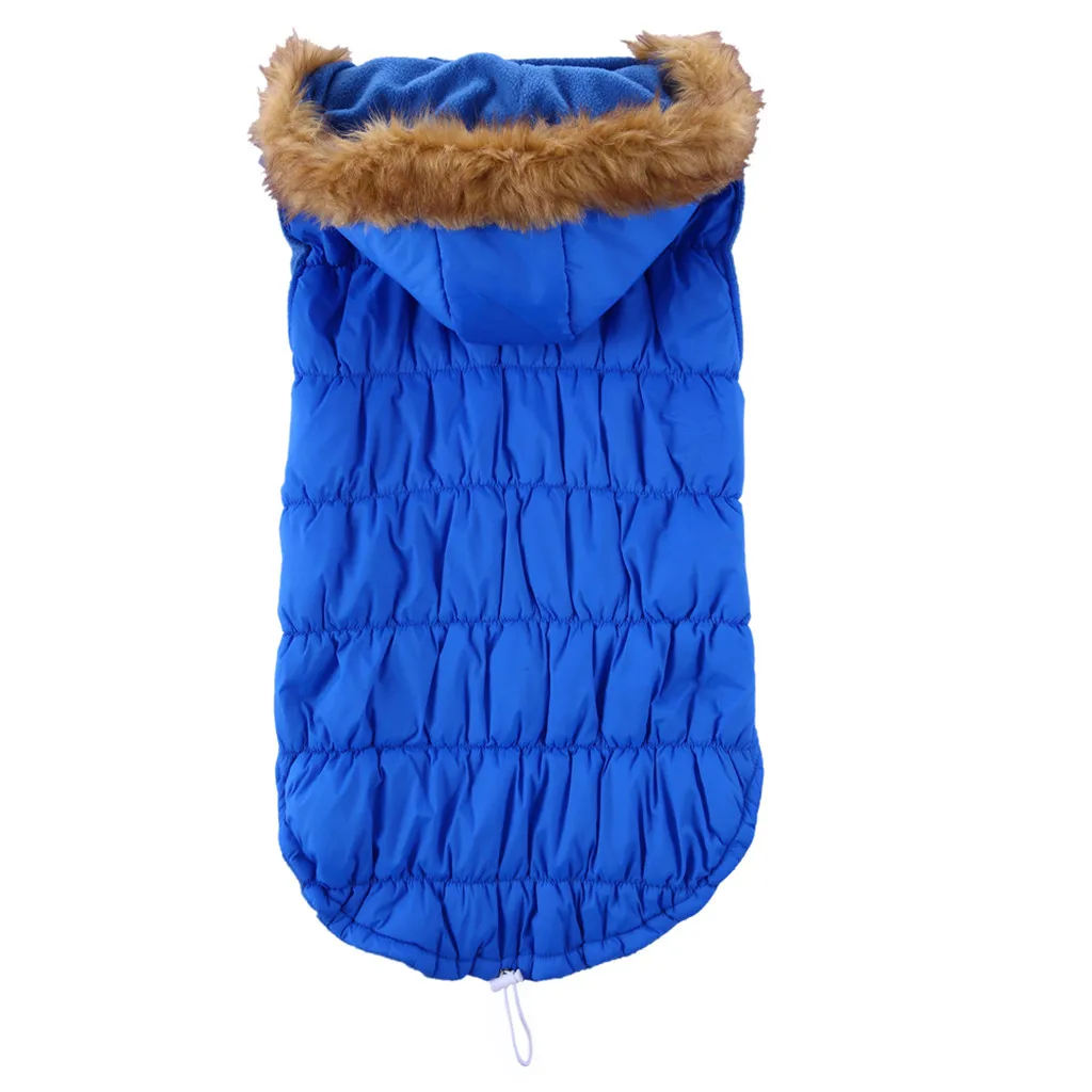 Одежда для домашних животных однотонная одежда с капюшоном пальто для собак Футболка зимняя теплая толстовка Новые товары для дома 20190819
