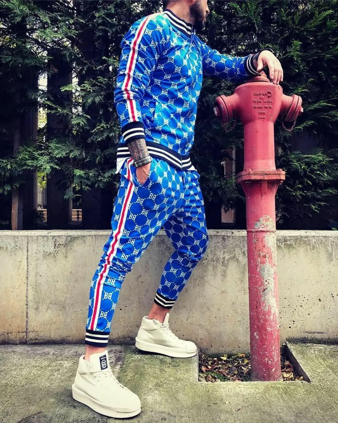 2019Men's цветные брюки, с капюшоном на молнии куртка, осень/зима мексиканцы M-XXL