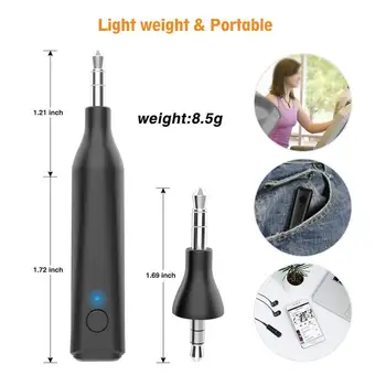 

Wireless Receiver Portable 5.0 Wireless Car Adapter & Hands-Free Car Kits Mini Music Adapter for Home/Car Audio Music