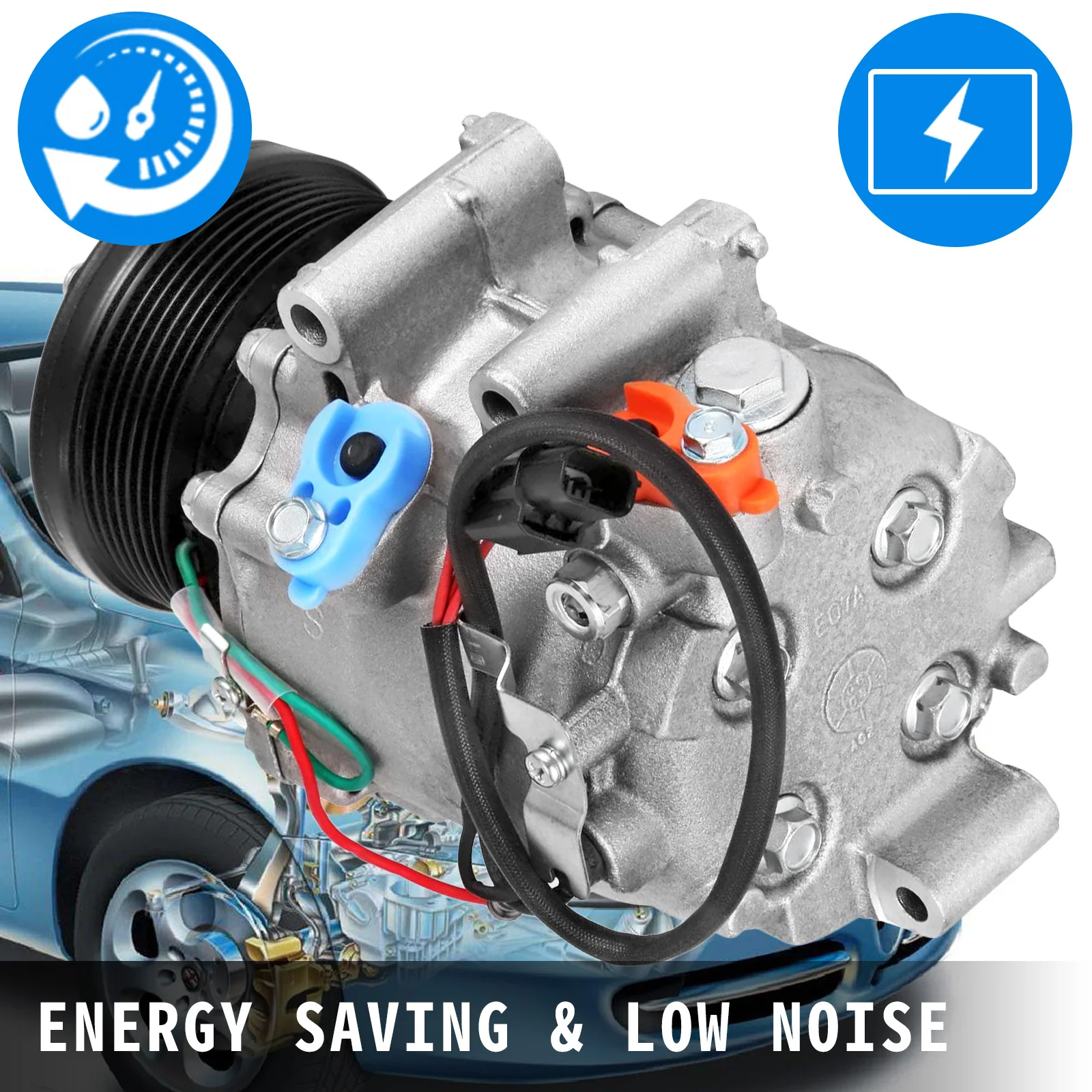 SucceBuy Auto AC Compressors Suitable for Honda Civic 2006-2011 1.8L Car Air Conditioning Compression System Rapid Refrigeration