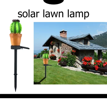 

Garden Outdoor Light Sensor Control Lamp Cactus LED Solar Lamp Waterproof Light Sensor Lamp for Garden Courtyard Lighting