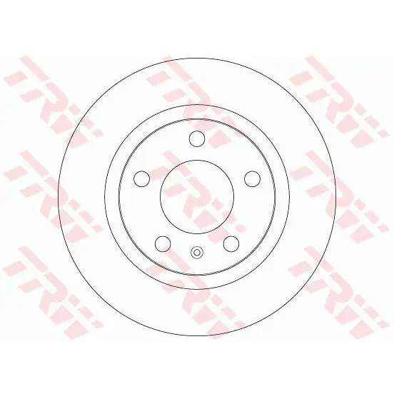 Диск тормозной OPEL CORSA 07- задний D=264мм. TRW DF6339
