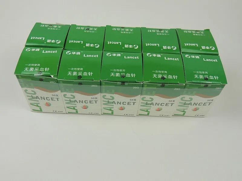 500 needles massage stick use for pen disposable sterile lancets fleam vent drain blood lancet dedicated 23G 26G 28G FREE | Красота и