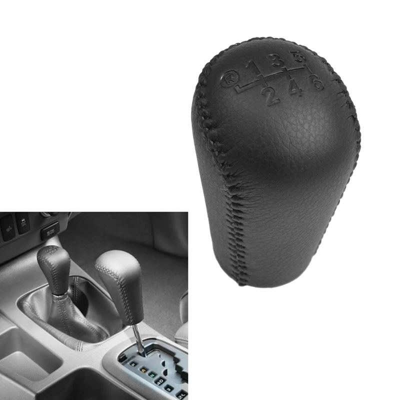PU Leather Handle Gear Shift Knob Stick for Toyota Hilux MK6 MK7 2004-2014 Manual Transmission Lever | Автомобили и мотоциклы