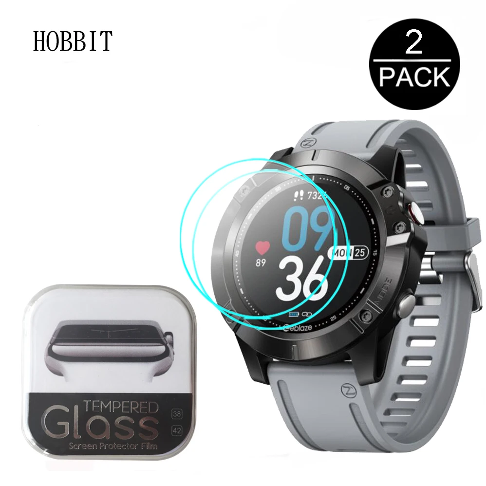 Protector de pantalla de reloj inteligente Zeblaze VIBE 6 VIBE6, vidrio templado transparente, resistente al agua, antiarañazos, 9H, 2,5d, HD, 2 uds.