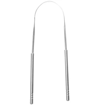 

Stainless Steel Tongue Cleaner Scraper Oral Care Bad Breath er Health Tool For Oral Hygiene Health Use