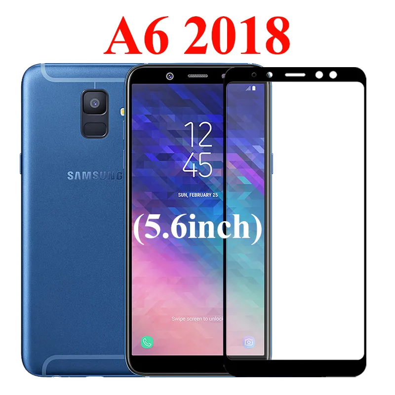 Защитное стекло для samsung galaxy a5 a6 a7 a8 a9 защита экрана samsun galax a 5 6 7 8 9 закаленное защитное покрытие samsyng лист - Цвет: A6 2018