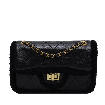 

Crossbody Bags For Women Rhombus Lattice Shoulder Messenger Bag Chain Purses Designer Handbags Lady Luxury High Quality Winter