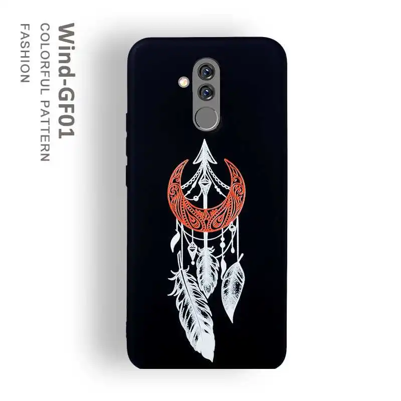 Модный мягкий ТПУ чехол с узором GF 6," для huawei mate 20 Lite, чехол для huawei mate 20 Lite, чехол для телефона - Цвет: Wind Chimes-GF01