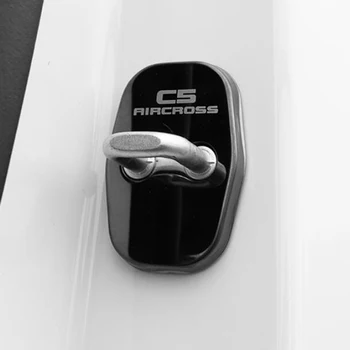 

Car Styling Interior Door Lock Buckle Protect Case Covers For Citroen C5 aircross 2017 2018 2019 Accessories