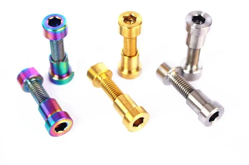 M5x16mm GR5 титановый болт с головкой крышкой гайки для велосипеда углеродный руль Fibe