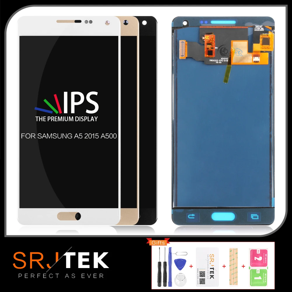 TFT может регулировать lcd для SAMSUNG Galaxy A5 дисплей A500FU A500 A500F A500M сенсорный экран дигитайзер для SAMSUNG Galaxy A5 lcd