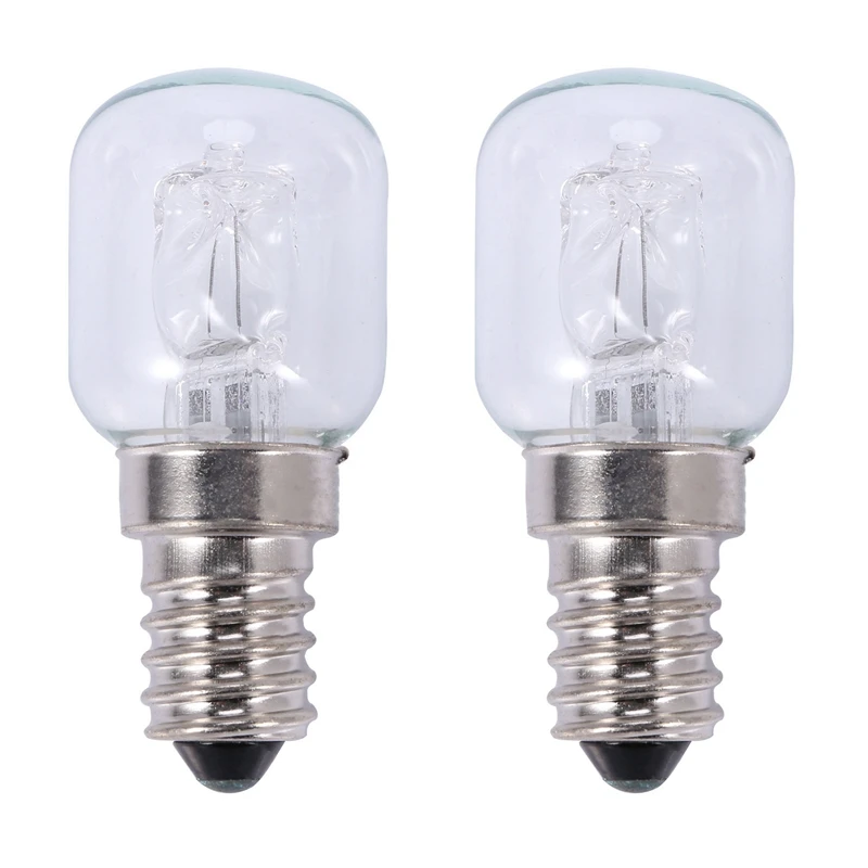AD-2X E14 High Temperature Bulb 500 Degrees 25W Halogen Bubble Oven Bulb E14 250V 25W Quartz
