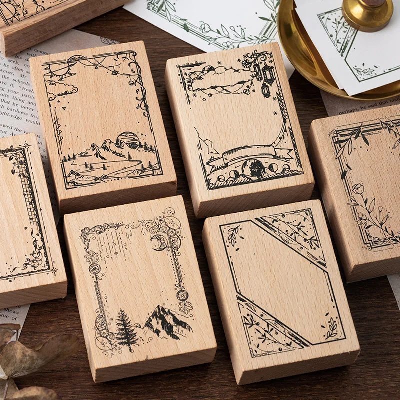 

Vintage Labels Series Decoration Stamp Wooden Rubber Stamps For Scrapbooking Stationery Diy Craft Standard Stampstandard Stamp