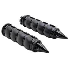 Universal 2pc Motorcycle Handlebar Hand Grip 1" 25mm For Honda Yamaha