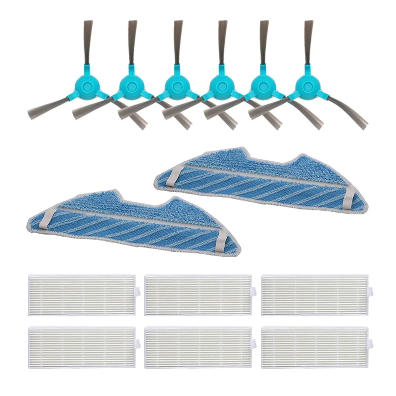 

Accessories Side Brush Hepa Mop Set Robot Sweeper Accessories Replacement For Conga 1390 1290 Vacuum Cleaner