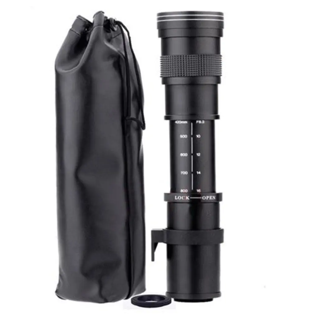 

420-800mm F/8.3-16 Telephoto Zoom Lens for Nikon DSLR Camera D5100 D5300 D5200 D7500 D3300 D3400 D3200 D90 D7200 D5600 D3X