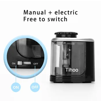 

Durable Electric Pencil Sharpener Auto Durable Portable School Classroom Home Office Stationery Supplies #1210