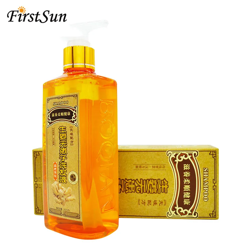 Профессиональный шампунь для волос Ginger Hair Shampoo 300 мл быстрый и толстый