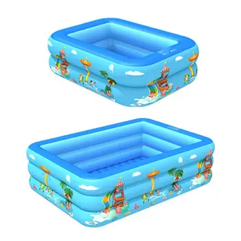 

Baby Inflatable Swimming Pool Portable Children Kids 3Layer Water Playing Tub new