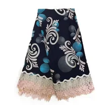 Черная африканская Анкара парафинированная кружевная ткань высокого качества хлопок воск с шнуром кружева Pange ткань настоящие голландские блочные принты