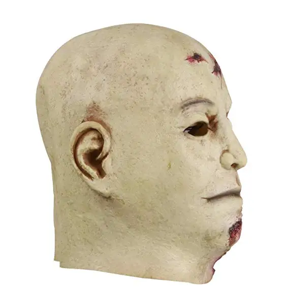 Molezu Новинка маска для Хэллоуина костюм вечерние латексные Ужасы маска серый
