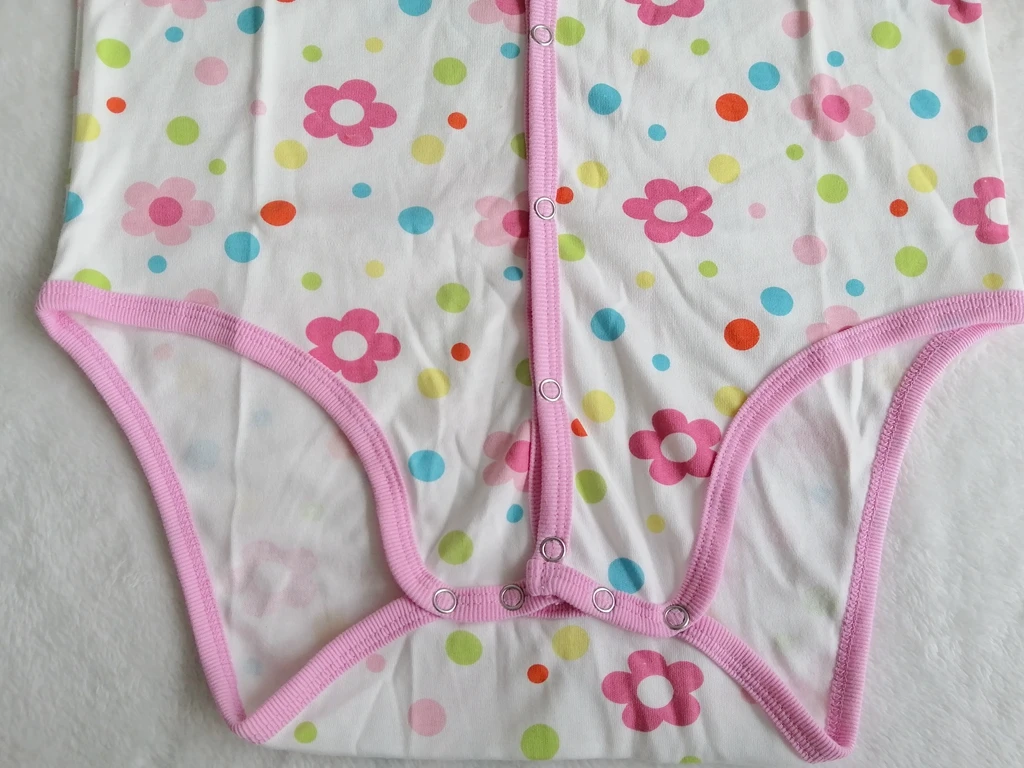 Flowers bodysuit with front snaps/adult onesie/adult baby romper/abdl clothes
