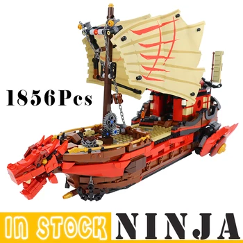 

1856pcs New Ninja Ship Blocks Series Model Mini Building Blocks Bricks Technic Sets Kits Kids Gifts Educational Toys DIY Blocks