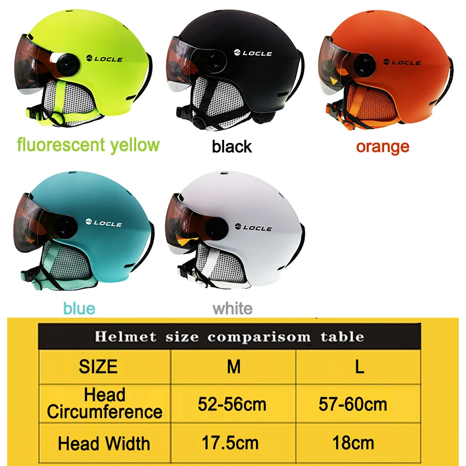 Men Ski Snowboard Snow Helmet 