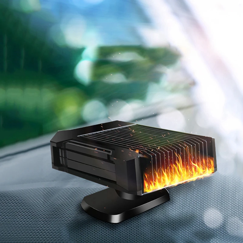 12V Car Interior Heating Accessories Defroster 150W Hot Warm Fan Heater Window Mist Remover Machine Appliance Air Conditioning