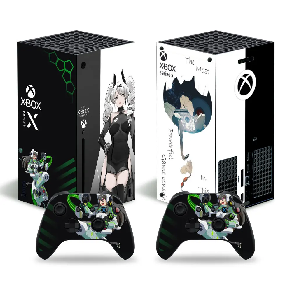 Cover Decalcomania Adesivo Skin Stile Xbox Per Console Xbox Series X E 2 Controller Adesivo Skin Xbox Series X Viny 1